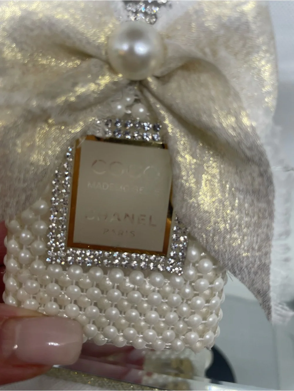 Authentic Bling Coco Chanel Perfume Bottle